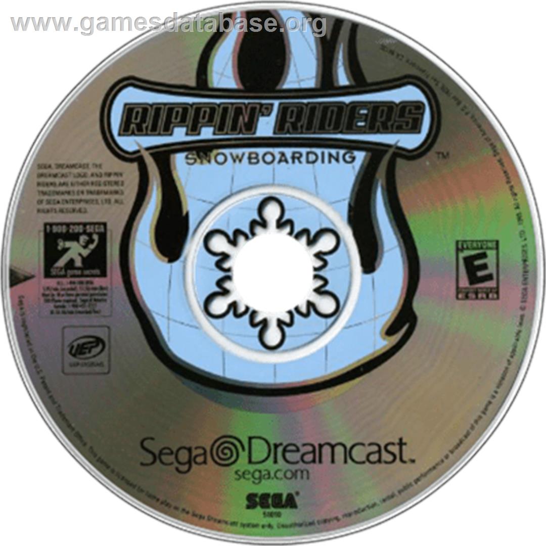 Rippin' Riders Snowboarding - Sega Dreamcast - Artwork - Disc