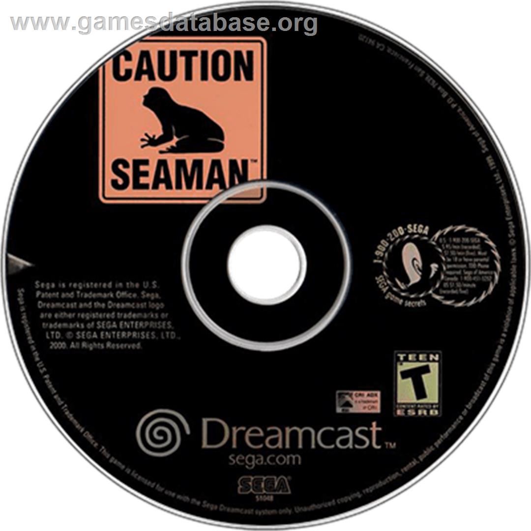 Seaman - Sega Dreamcast - Artwork - Disc