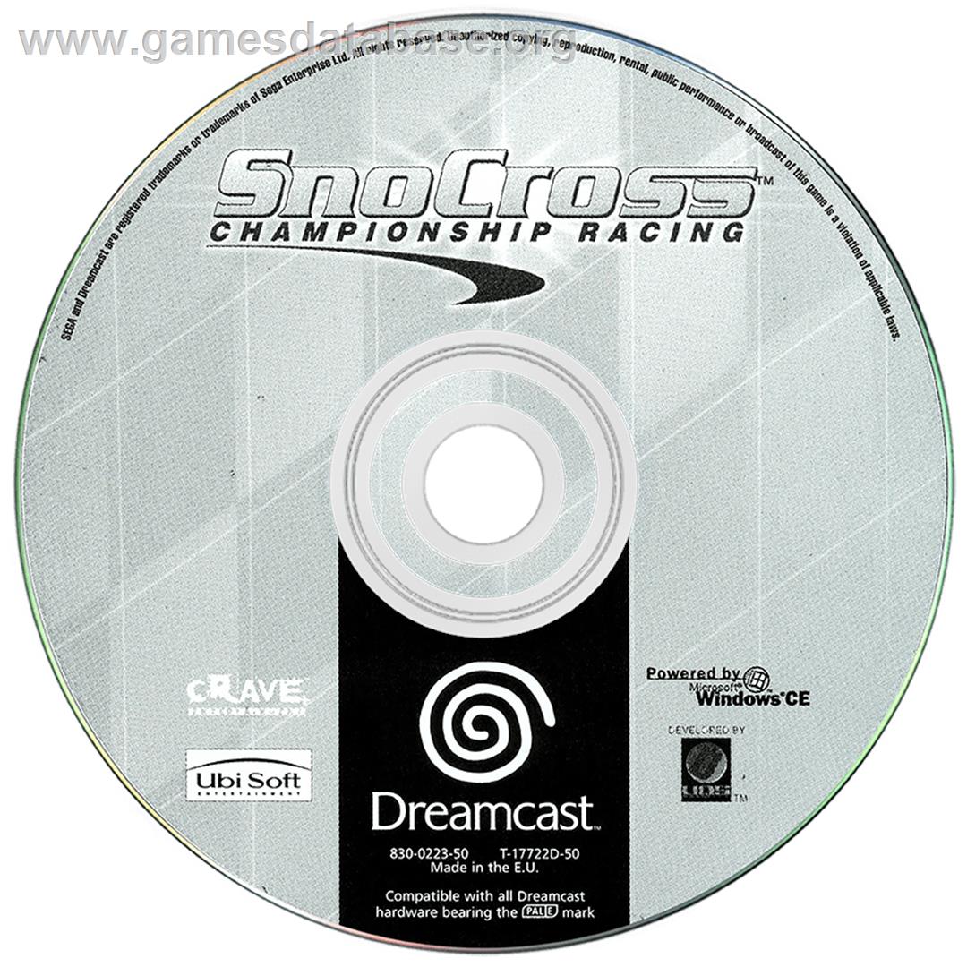Sno-Cross Championship Racing - Sega Dreamcast - Artwork - Disc