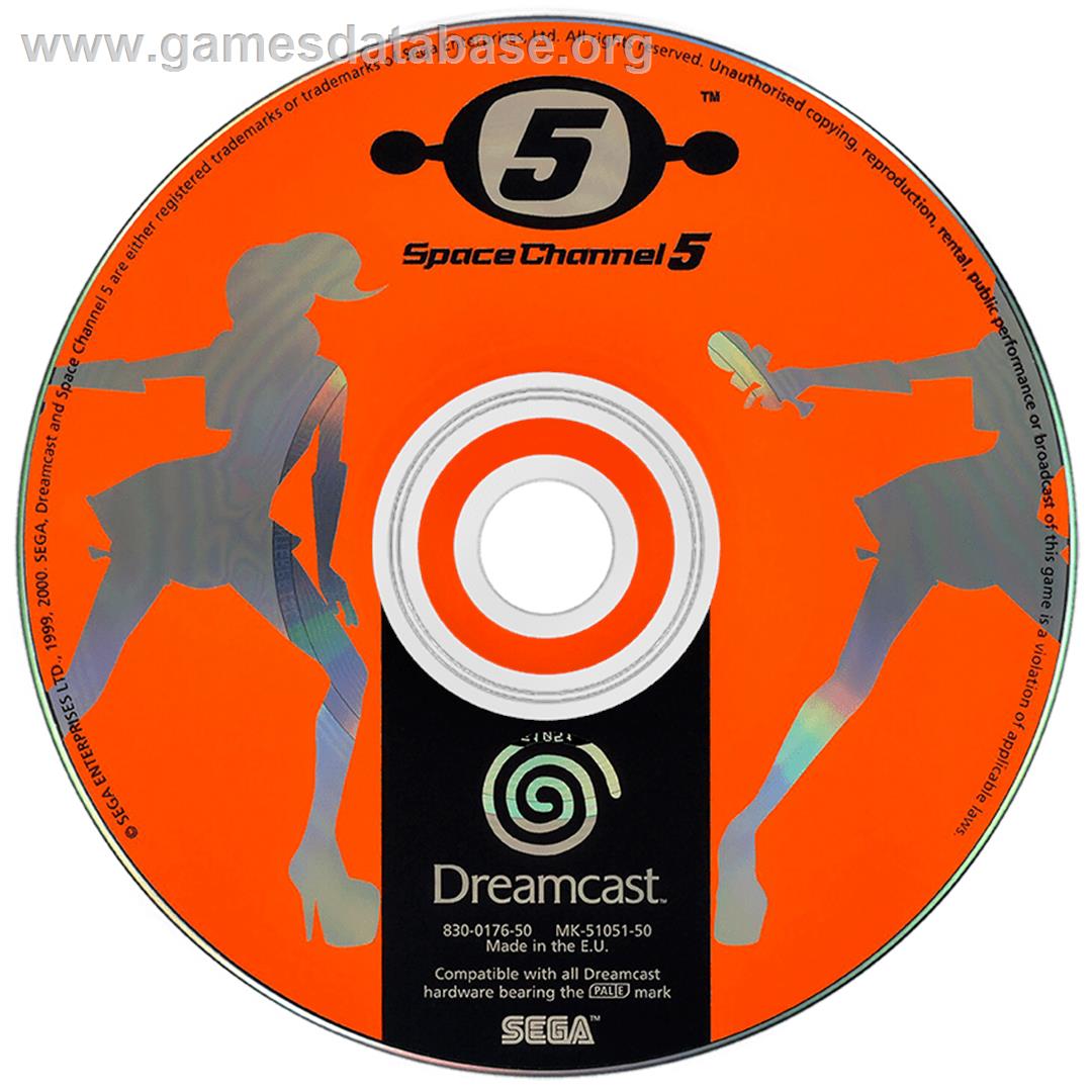 Space Channel 5 - Sega Dreamcast - Artwork - Disc