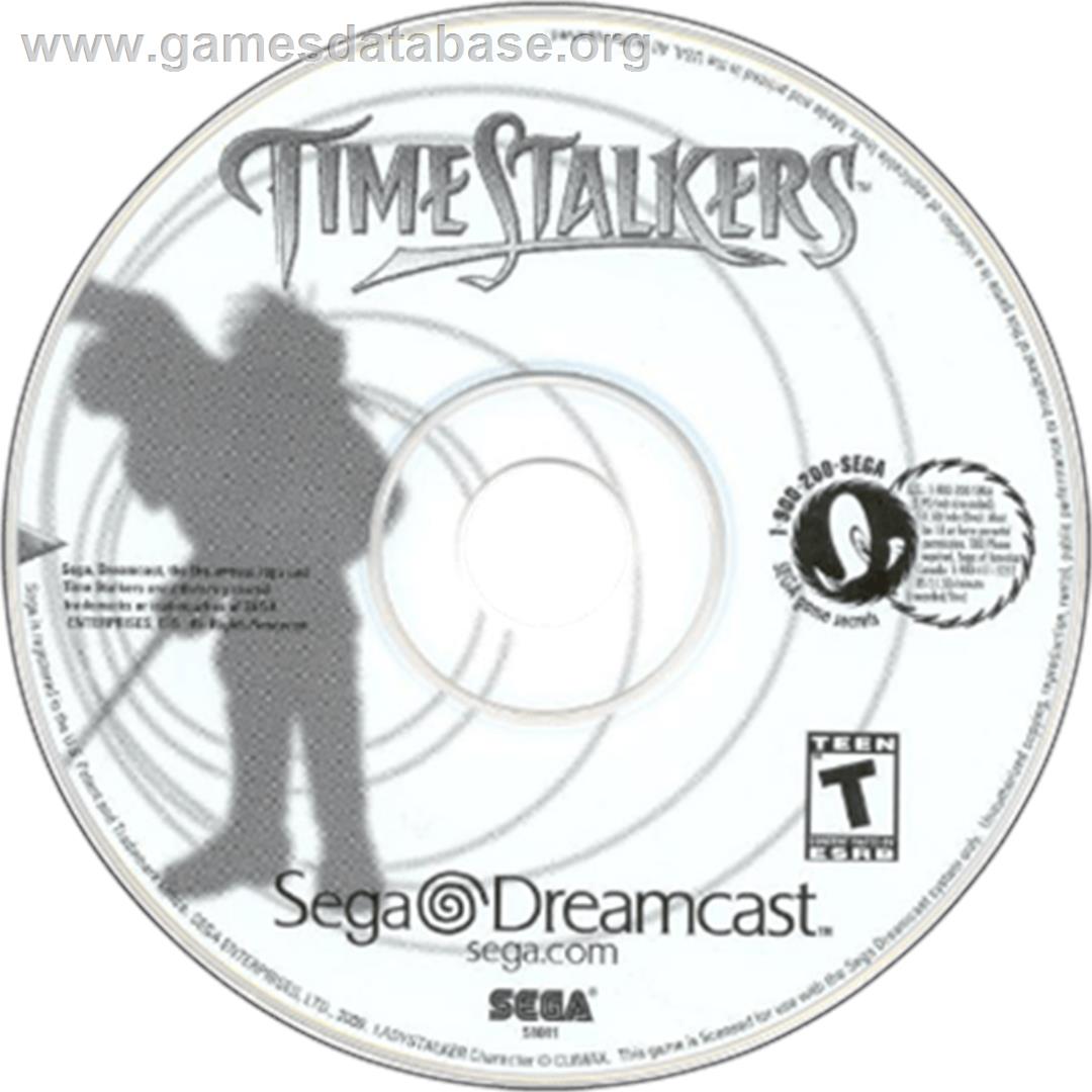 Time Stalkers - Sega Dreamcast - Artwork - Disc