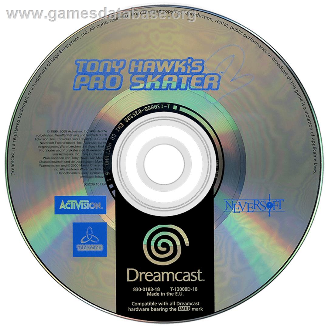 Tony Hawk's Pro Skater 2 - Sega Dreamcast - Artwork - Disc