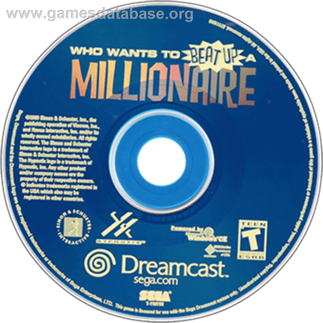 Who Wants To Beat Up A Millionaire? - Sega Dreamcast - Artwork - Disc
