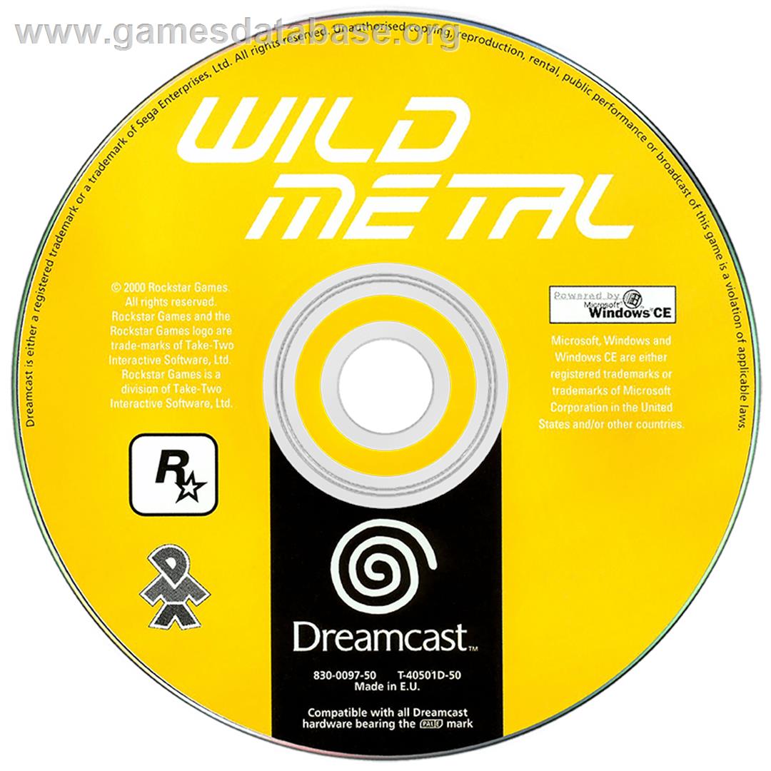 Wild Metal - Sega Dreamcast - Artwork - Disc