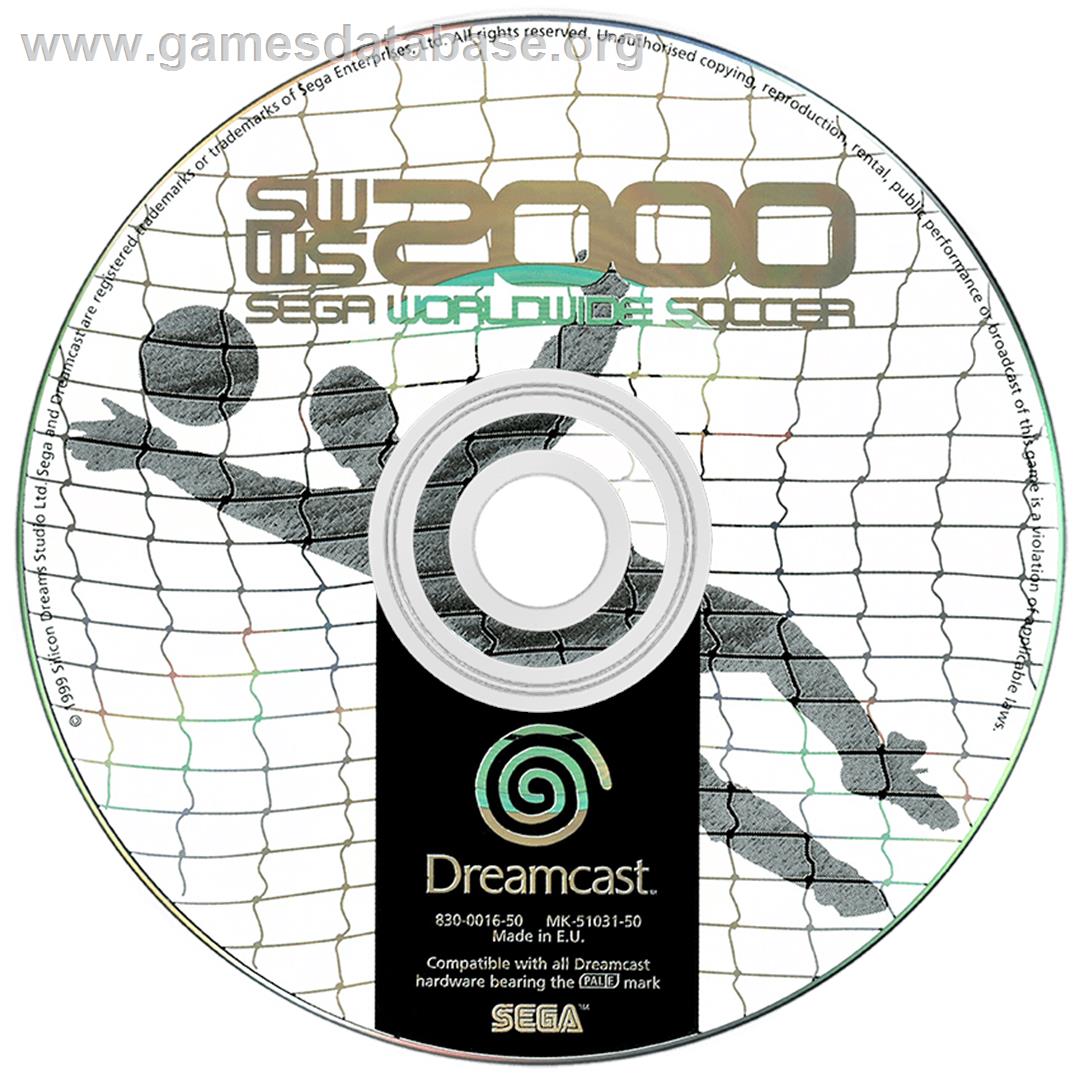 Worldwide Soccer 2000: Euro Edition - Sega Dreamcast - Artwork - Disc
