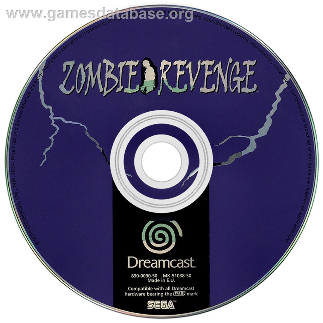 Zombie Revenge - Sega Dreamcast - Artwork - Disc