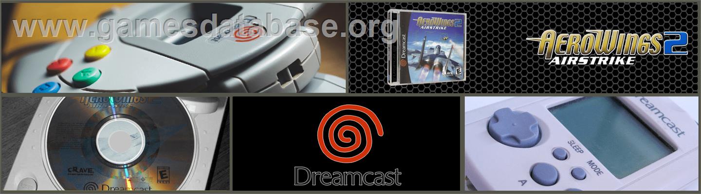 Aerowings 2: Air Strike - Sega Dreamcast - Artwork - Marquee