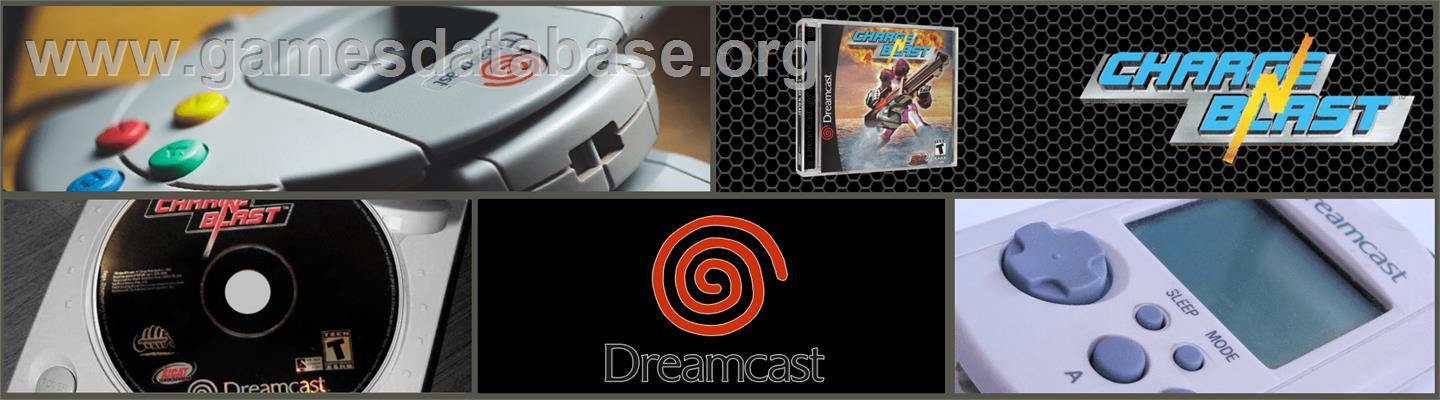 Charge 'n Blast - Sega Dreamcast - Artwork - Marquee