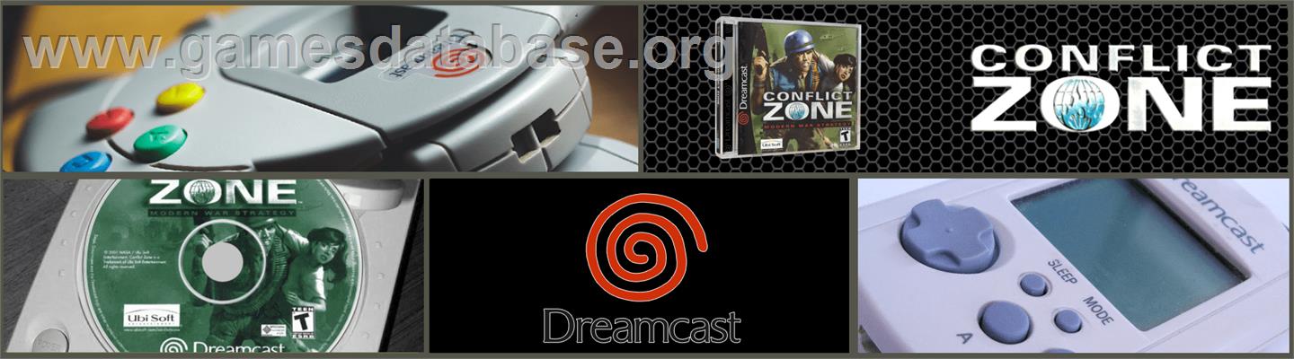 Conflict Zone: Modern War Strategy - Sega Dreamcast - Artwork - Marquee