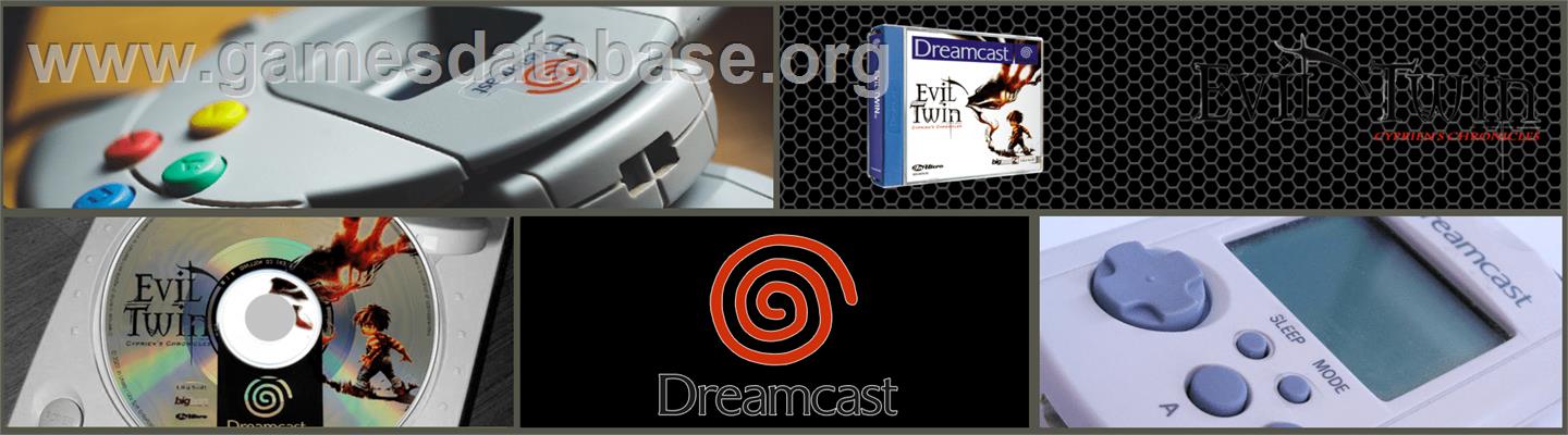 Evil Twin: Cyprien's Chronicles - Sega Dreamcast - Artwork - Marquee