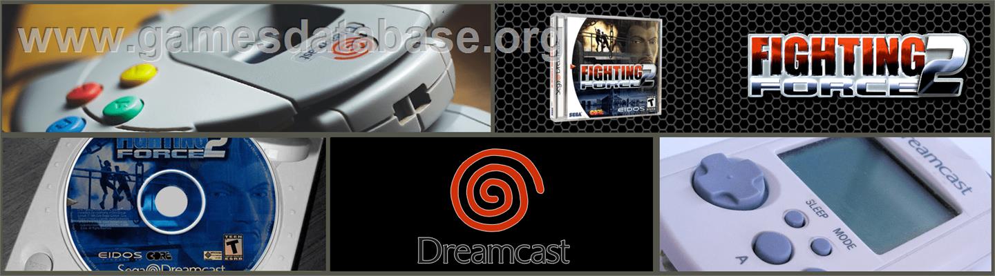 Fighting Force 2 - Sega Dreamcast - Artwork - Marquee