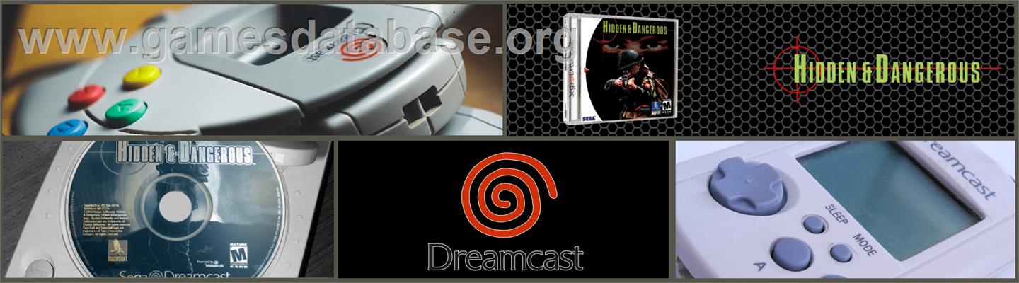 Hidden & Dangerous - Sega Dreamcast - Artwork - Marquee