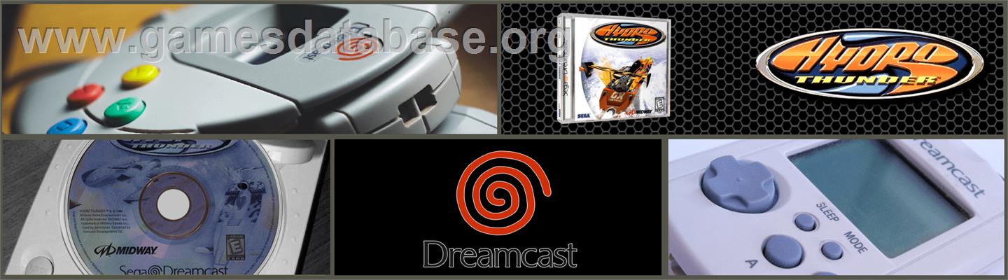 Hydro Thunder - Sega Dreamcast - Artwork - Marquee