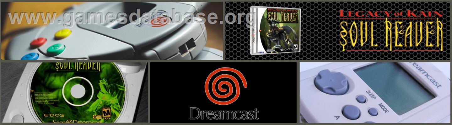 Legacy of Kain: Soul Reaver - Sega Dreamcast - Artwork - Marquee