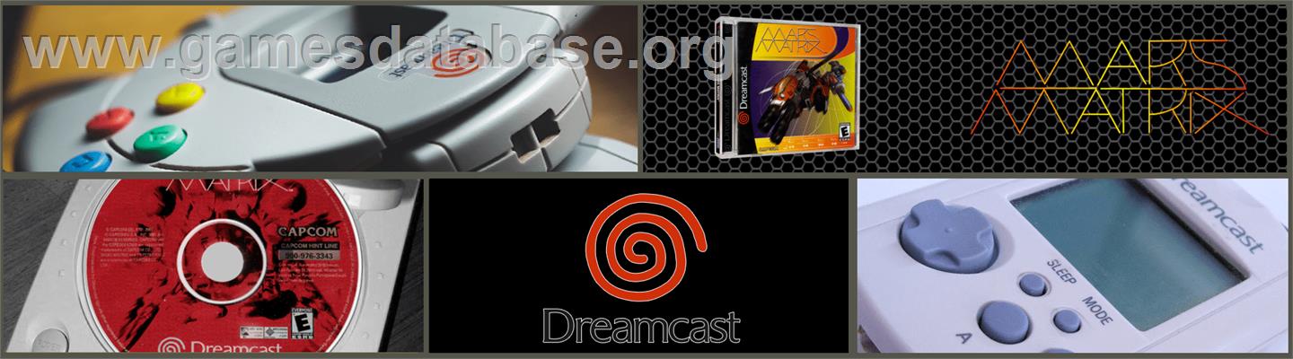 Mars Matrix - Sega Dreamcast - Artwork - Marquee