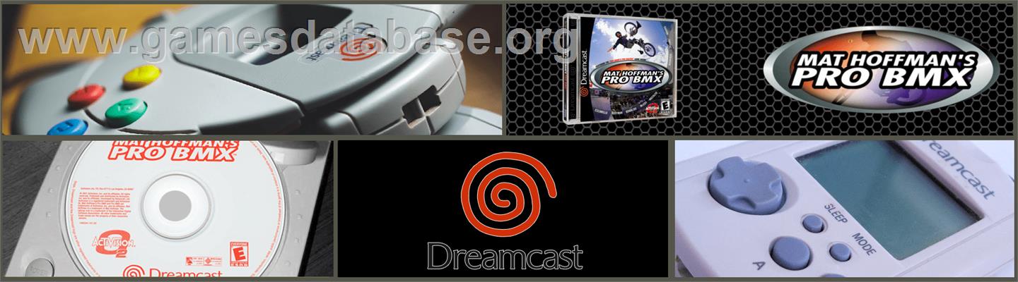 Mat Hoffman's Pro BMX - Sega Dreamcast - Artwork - Marquee
