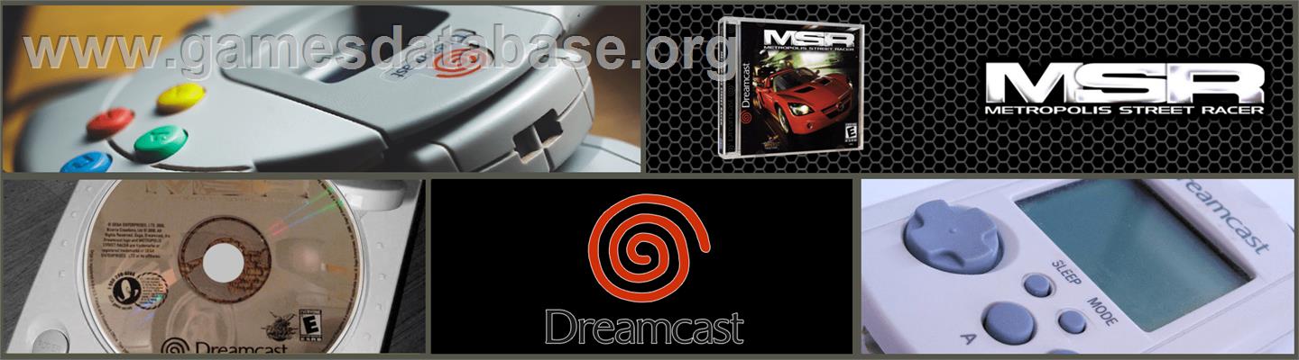 Metropolis Street Racer - Sega Dreamcast - Artwork - Marquee
