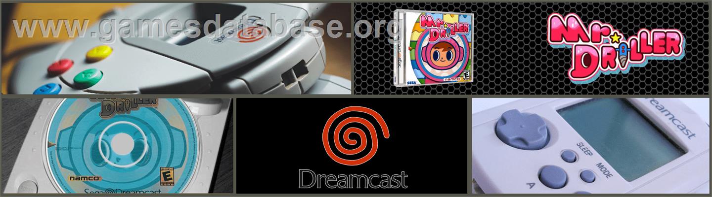 Mr Driller - Sega Dreamcast - Artwork - Marquee