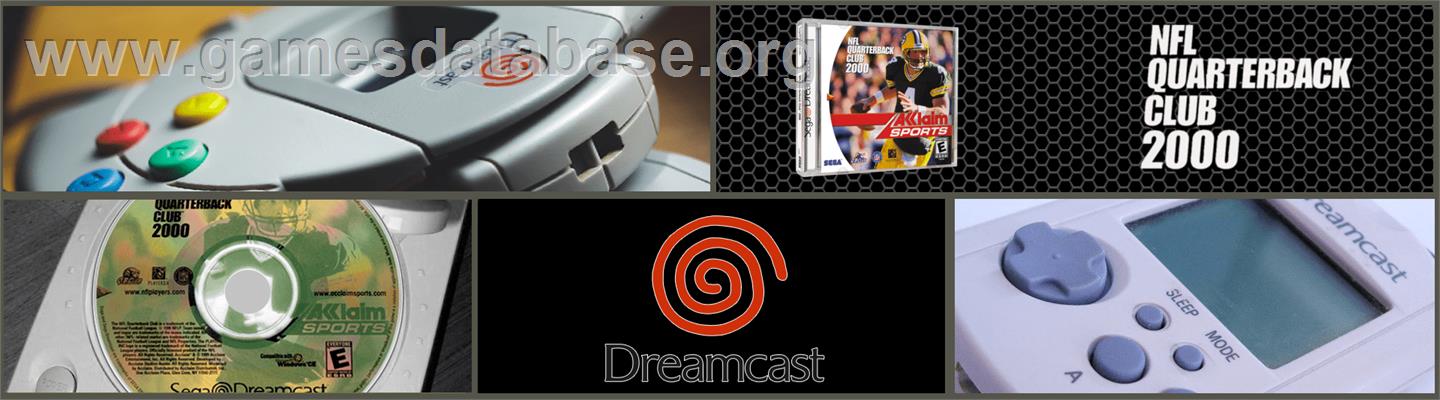 NFL Quarterback Club 2000 - Sega Dreamcast - Artwork - Marquee