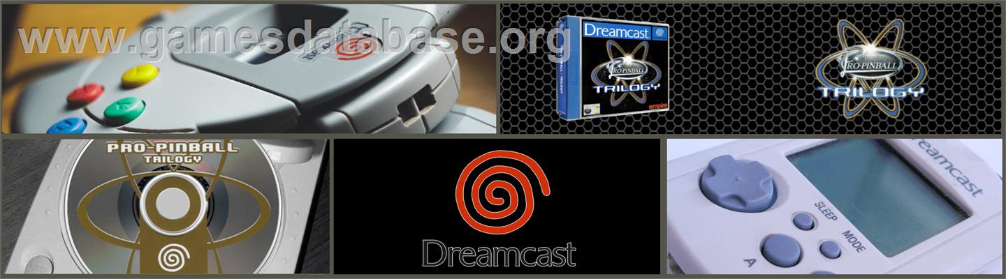 Pro Pinball: Trilogy - Sega Dreamcast - Artwork - Marquee