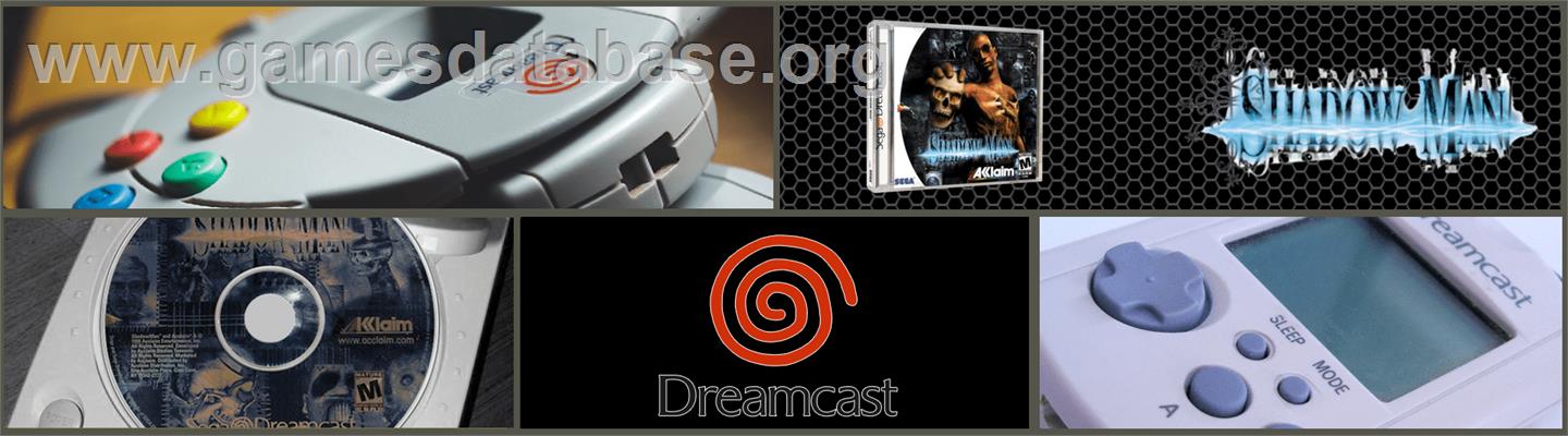 Shadow Man - Sega Dreamcast - Artwork - Marquee
