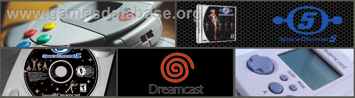 Space Channel 5 - Sega Dreamcast - Artwork - Marquee