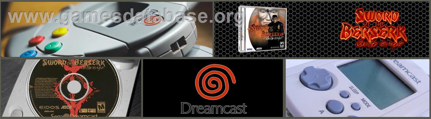 Sword of the Berserk: Guts' Rage - Sega Dreamcast - Artwork - Marquee