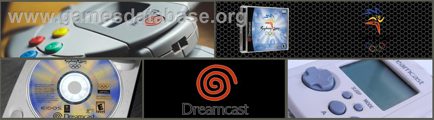 Sydney 2000 - Sega Dreamcast - Artwork - Marquee