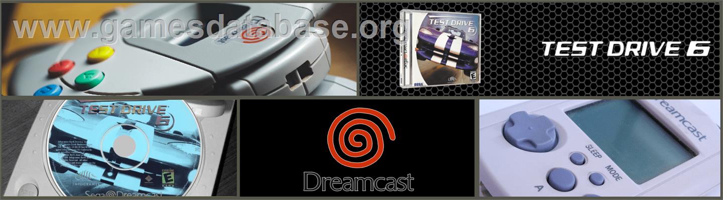 Test Drive 6 - Sega Dreamcast - Artwork - Marquee