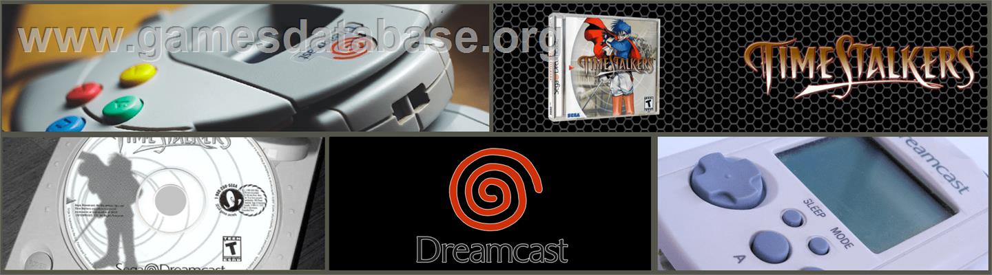 Time Stalkers - Sega Dreamcast - Artwork - Marquee
