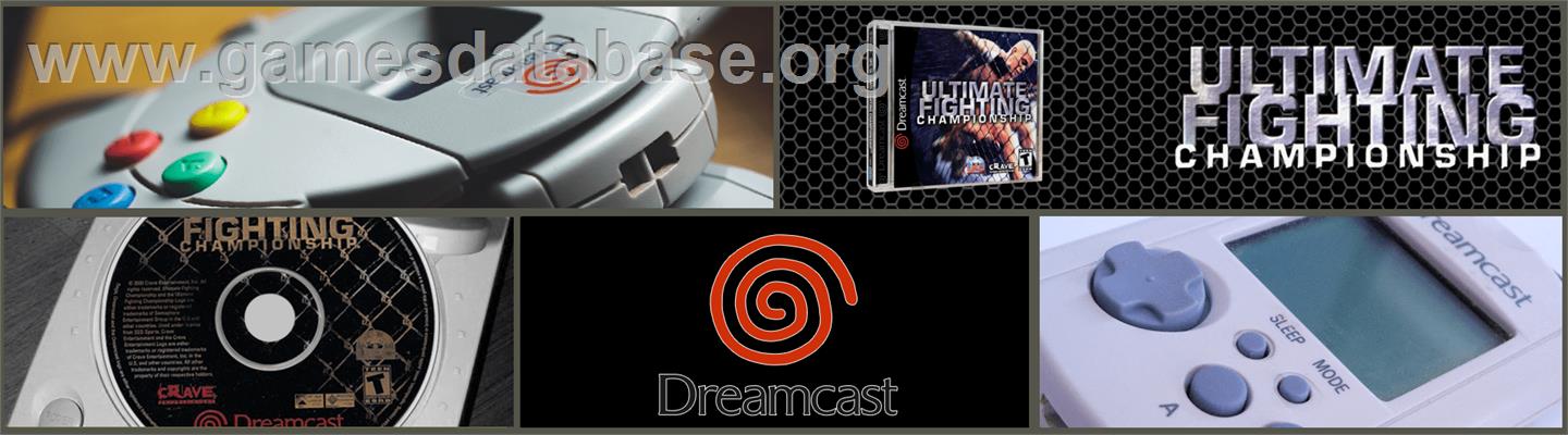 Ultimate Fighting Championship - Sega Dreamcast - Artwork - Marquee