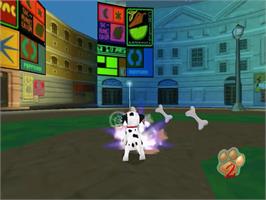In game image of 102 Dalmatians: Puppies to the Rescue on the Sega Dreamcast.