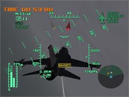 In game image of Aerowings 2: Air Strike on the Sega Dreamcast.