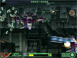 In game image of Border Down on the Sega Dreamcast.