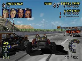 In game image of Buggy Heat on the Sega Dreamcast.