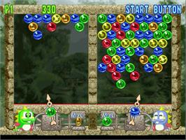 In game image of Bust a Move 4 on the Sega Dreamcast.