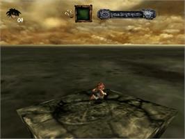 In game image of Evil Twin: Cyprien's Chronicles on the Sega Dreamcast.