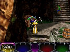 In game image of Gauntlet Legends on the Sega Dreamcast.