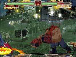 In game image of Guilty Gear X on the Sega Dreamcast.
