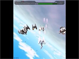 In game image of Psyvariar 2: The Will to Fabricate on the Sega Dreamcast.