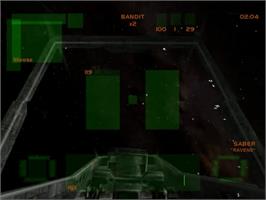 In game image of StarLancer on the Sega Dreamcast.