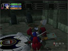 In game image of Time Stalkers on the Sega Dreamcast.