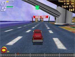 In game image of Toy Racer on the Sega Dreamcast.