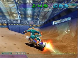 In game image of Trickstyle on the Sega Dreamcast.