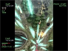 In game image of Under Defeat on the Sega Dreamcast.