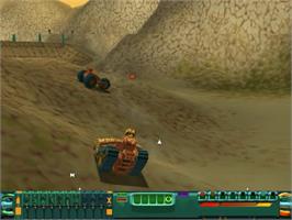 In game image of Wild Metal on the Sega Dreamcast.