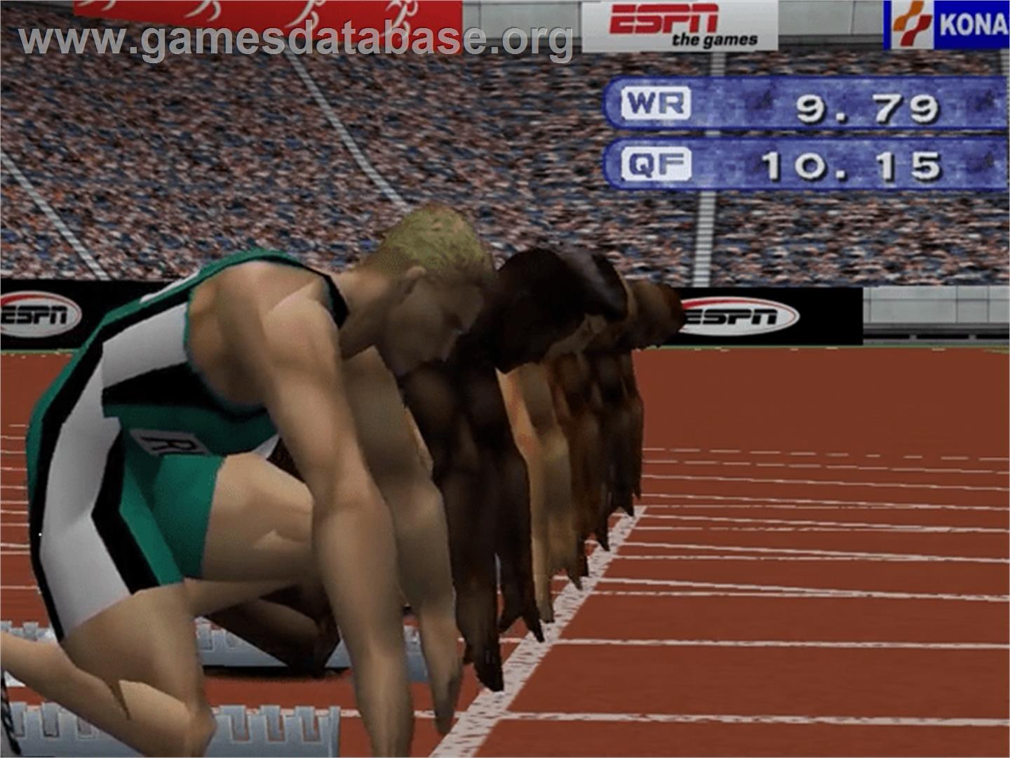 ESPN International Track & Field - Sega Dreamcast - Artwork - In Game