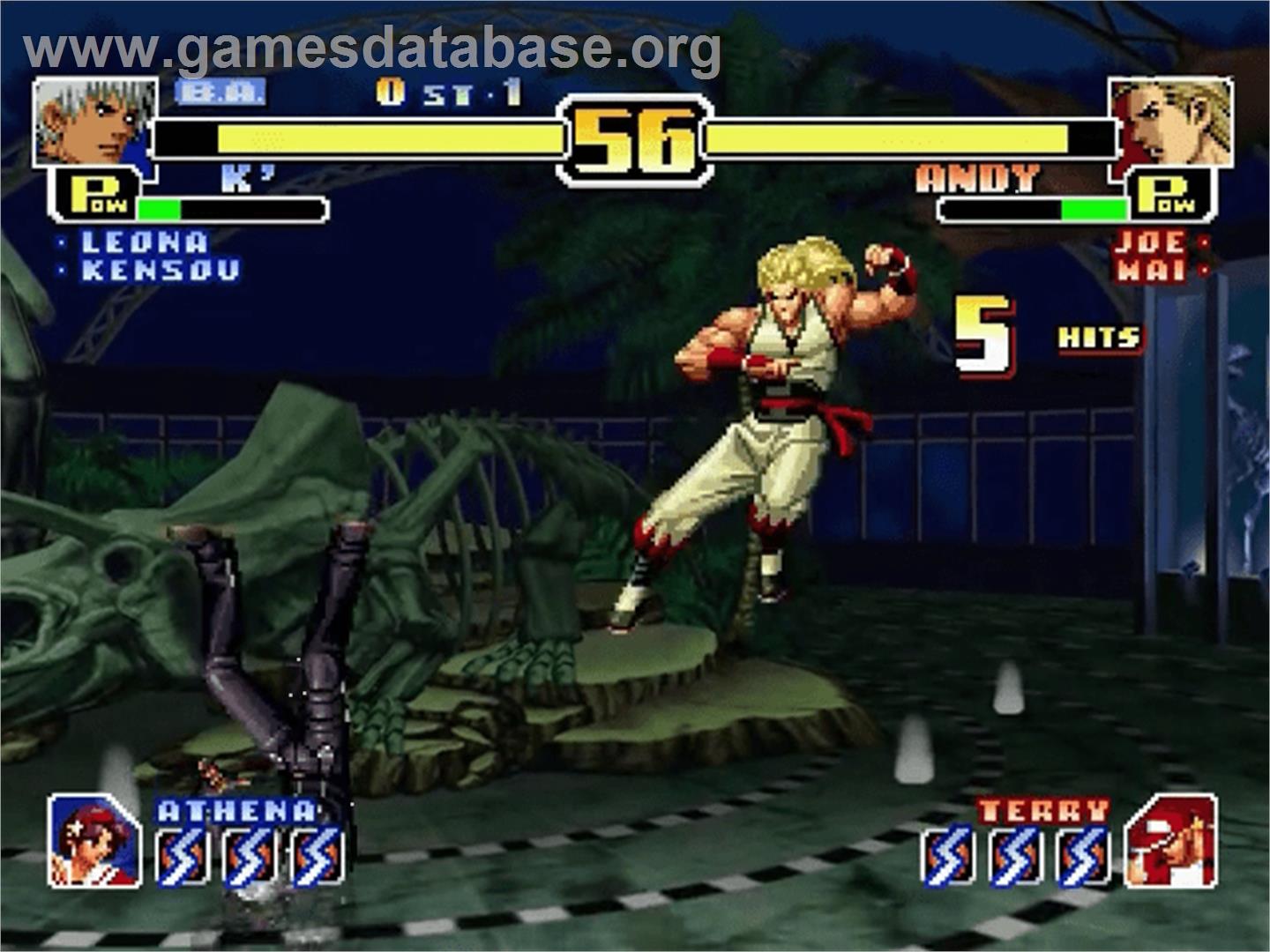 King of Fighters '99 - Millenium Battle, The - Sega Dreamcast - Artwork - In Game
