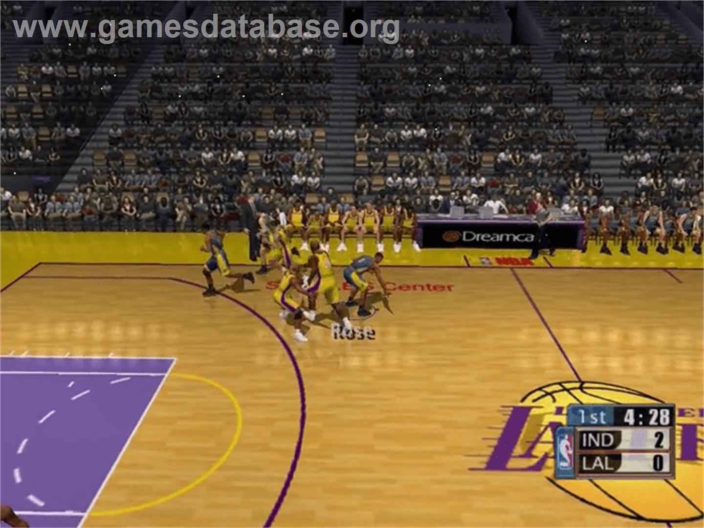 NBA 2K1 - Sega Dreamcast - Artwork - In Game