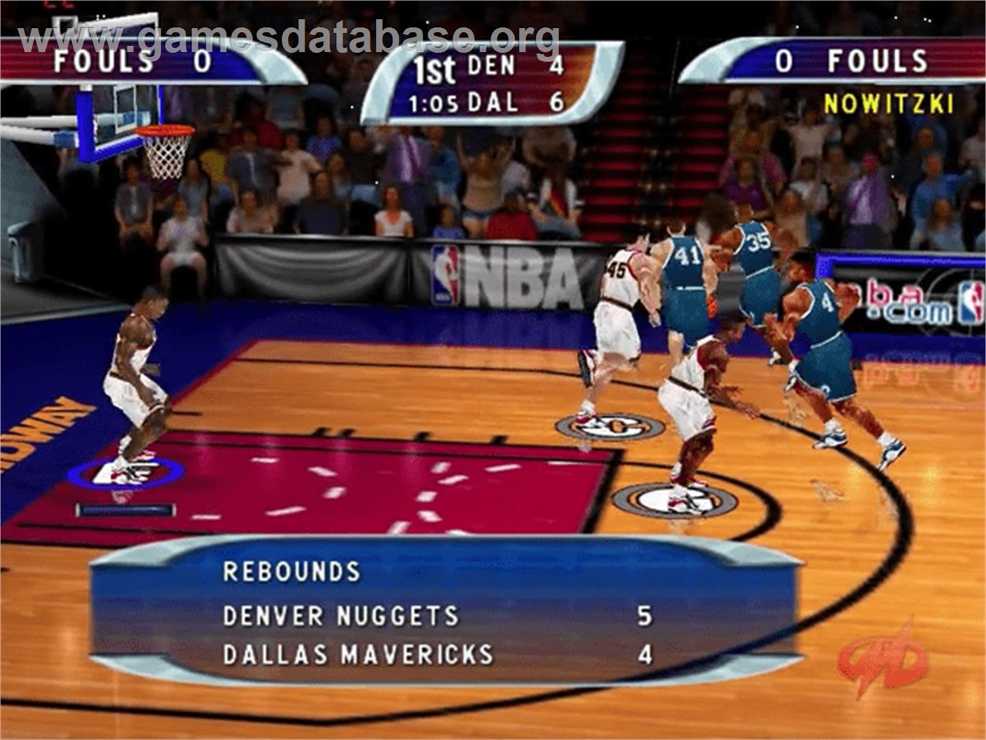 NBA Hoopz - Sega Dreamcast - Artwork - In Game